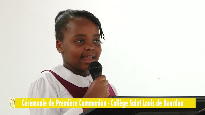 Cérémonie de Première Communion, Collège Saint Louis de Bourdon. Jeudi 13 mai 2021