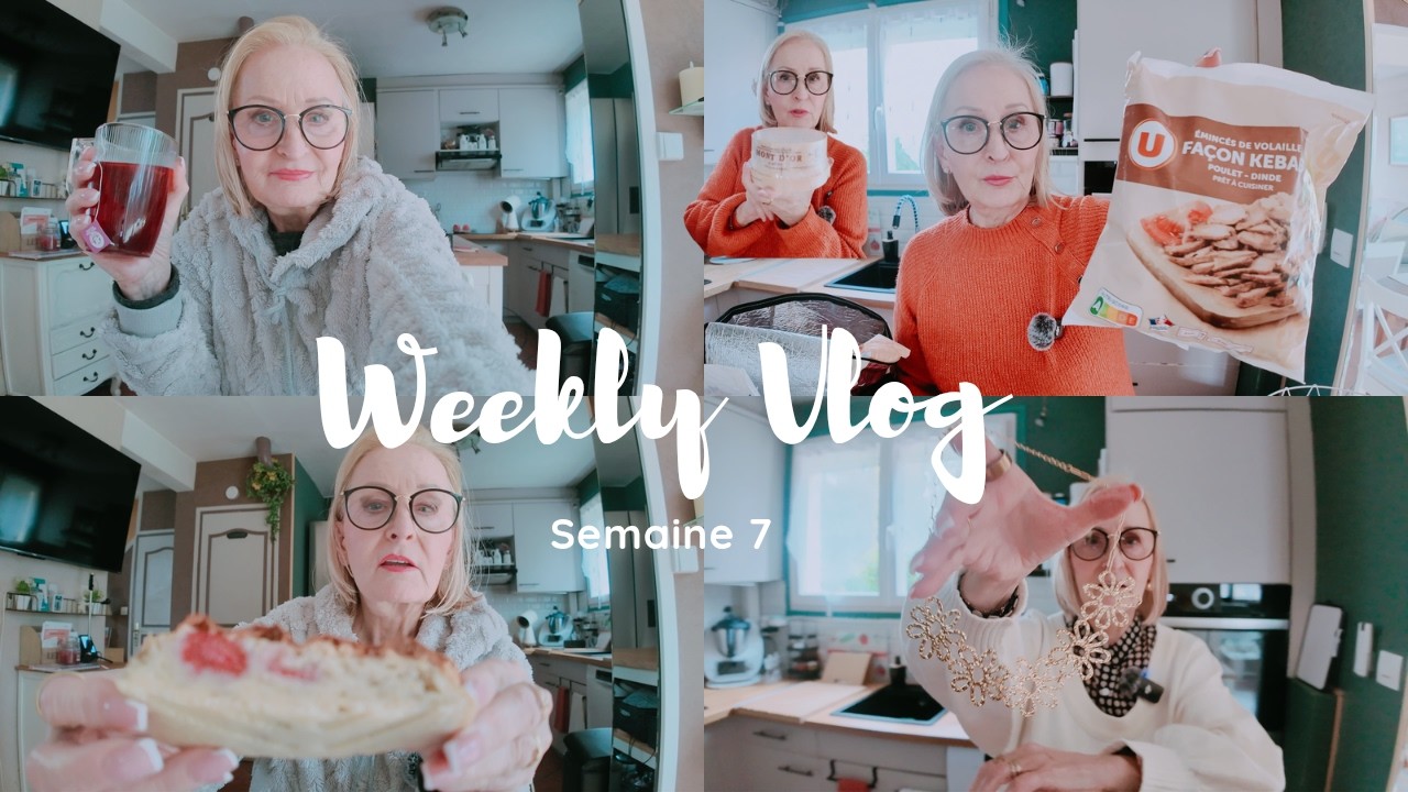 Weekly Vlog N°7   DP et Puzzle terminés, Retour de courses Super U, Shopping