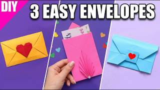 How to Make an Origami Heart Envelope 💗 | DIY Paper Envelope Tutorial