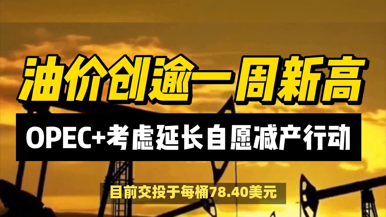 原油交易提醒：OPEC+考虑延长自愿减产行动，油价创逾一周新高，关注EIA数据- YouTube