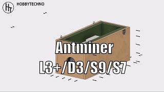 V2 | Boîte contre le son pour un antminer L3+/D3/S9/S7 *Protoype*