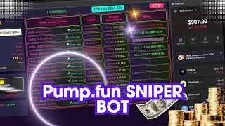 Best method to Sniper Pump Fun memes with Solana Sniper BOT | Arbitrage MEV BOT