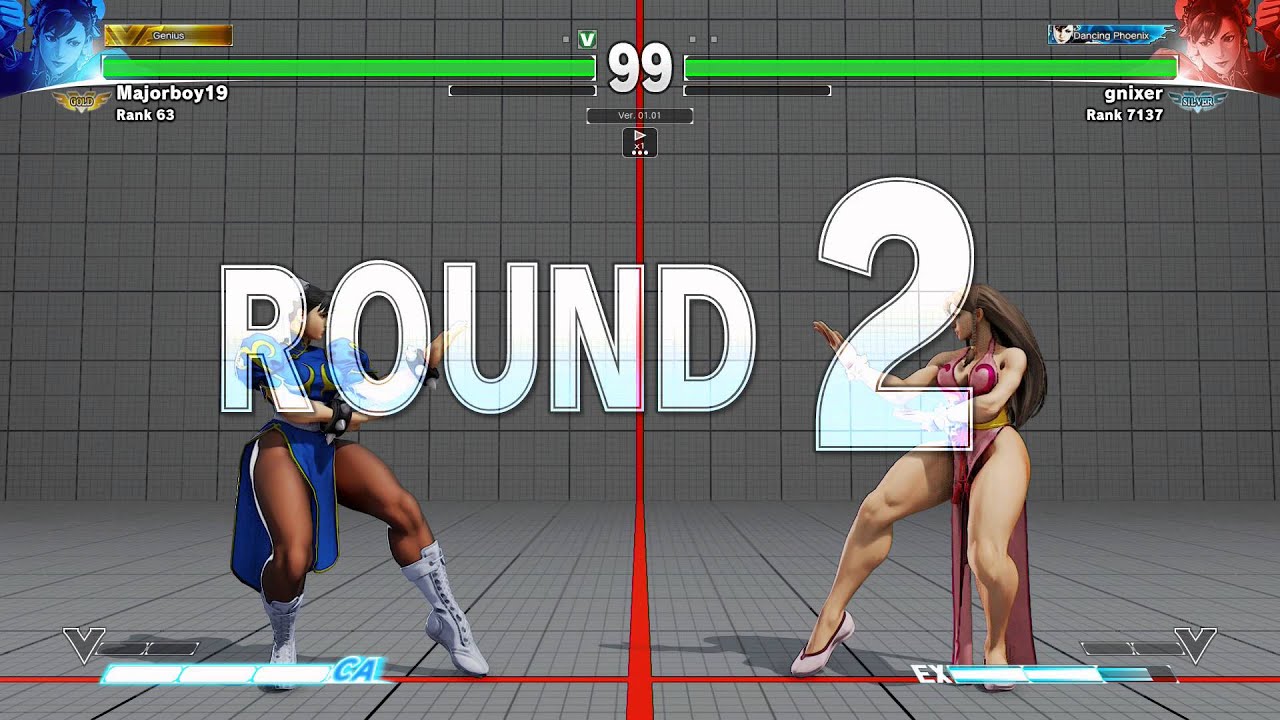 SFV~ Chun-li (Majorboy19) vs. Chun-li (gnixer) HD 9
