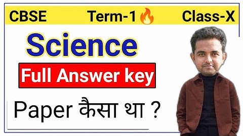 Class 10 science term1 answer keyIIAnswer key 2021 term 1 science exam set 4II#Cbse II#answer keyII