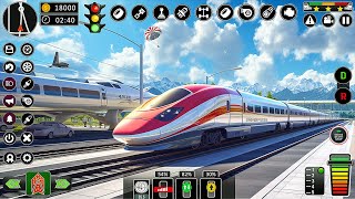 City Train Games Driver Sim 3D - Challenge Mode Level 14 At Night END screenshot 4
