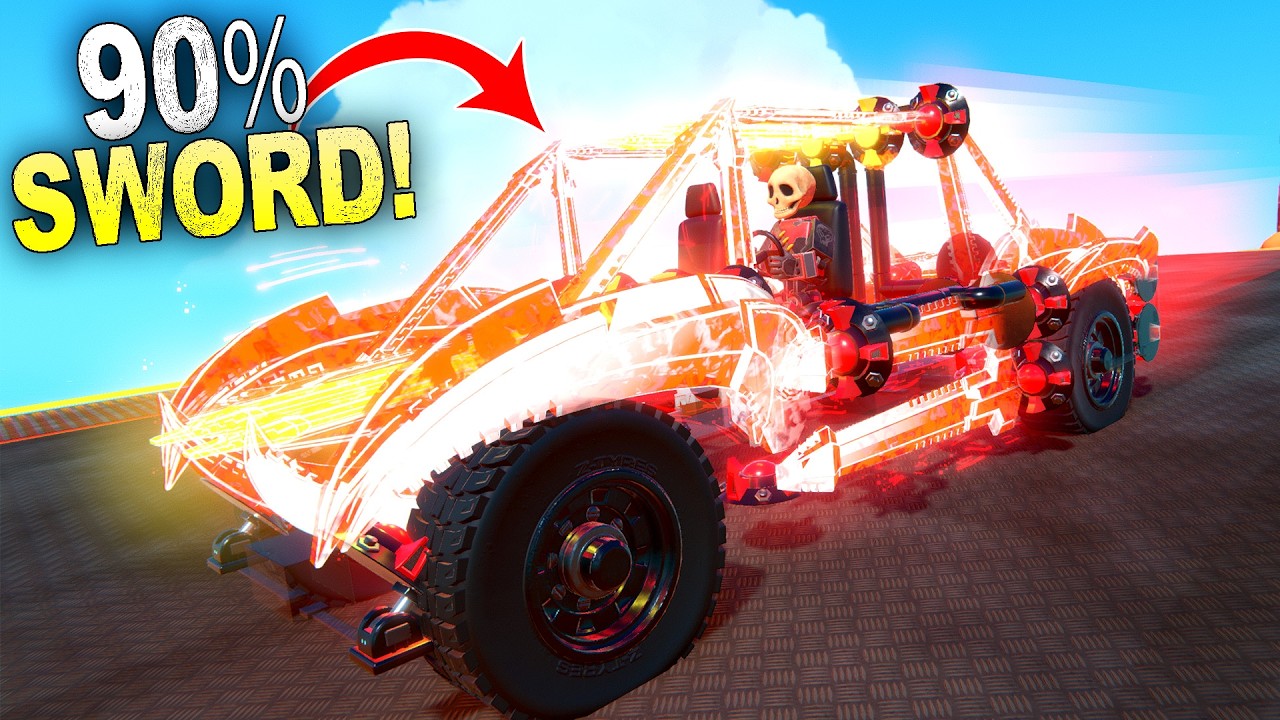 I Tried to Build a Car ENTIRELY OUT OF SWORDS!