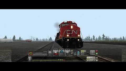 Searchlight Simulations K5HLL on CN ex-BCOL C44-9W [Railoworks]