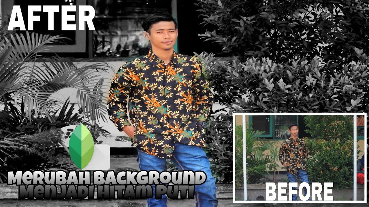  Cara  Membuat  Background  Foto Menjadi Hitam  Putih FOR 