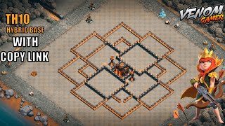 Town Hall 10 Best New Hybrid Base | Anti 3 Star TH 10 Base | Clash of Clans | Venom Gamer screenshot 5