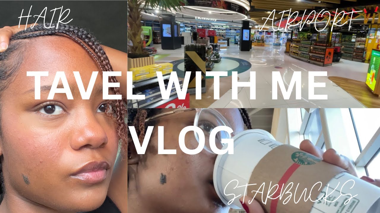 Travelling vlog| going to America, airport in Mobay, Starbucks etc...
