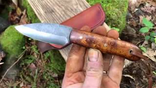 Carry and Game Knife Drop Point - Curly Birds Eye Maple screenshot 3
