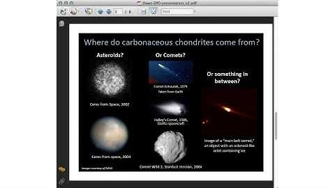 Ceres Series: Part II - Mystery of Carbonaceous Chondrites