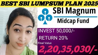 SBI Best Lumpsum Plan 2025 I SBI Best MF For Lumpsum Invest I SBI Best Lumpsum Mutual Fund Scheme I