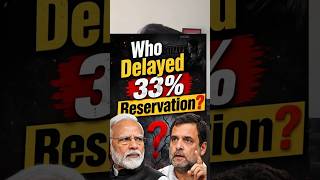 Who delayed women’s reservation? BJP or Congress #modi #reels