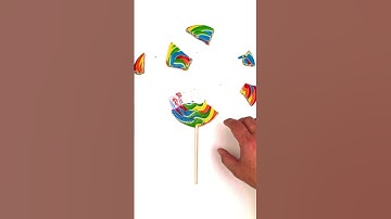 Thumbnail of Lollipop Puzzle Drawing 🤽🌊 #shorts #kids #art Little Angel Nursery Rhymes