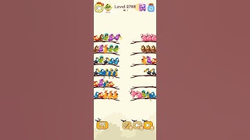 Bird sort puzzle game level 2788 #games #birdsort #gameplay #birdsortcolor