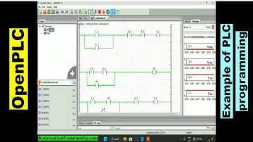 Example of basic PLC programming using OpenPLC