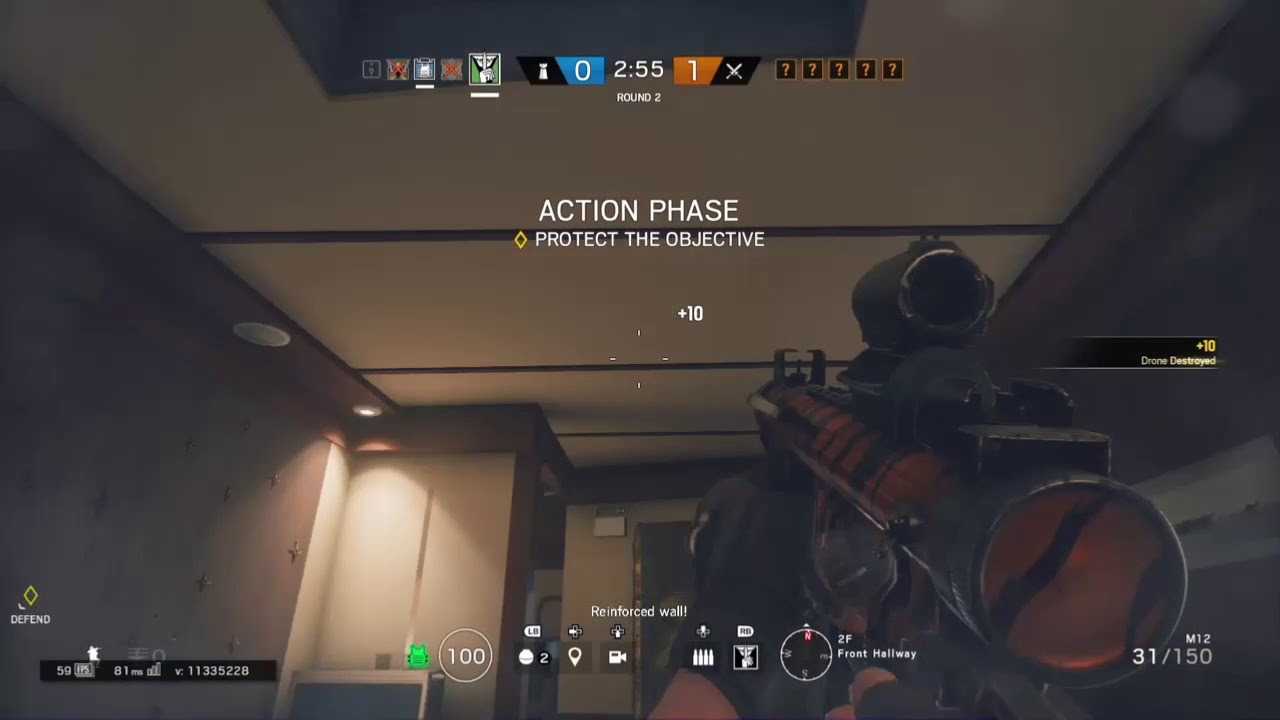 Tom Clancy's Rainbow Six Siege Clutch Ace Ranked - YouTube