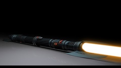 Gimp Tutorial - Lightsaber effect