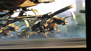 Avatar Valkyrie scorpion gunships And dragon gunship