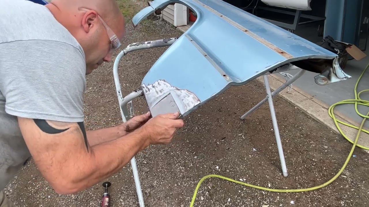 64 Chevrolet Impala, изготовление дополнительных накладок на передние крылья