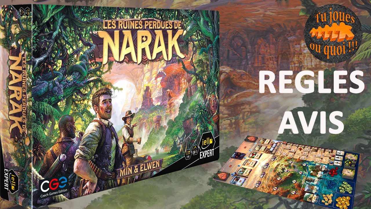Les ruines perdues de Narak règles et avis