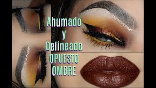 RETO: Ahumado y Delineador OPUESTO / Reverse Ombré Smokey Eye makeup Tutorial| auroramakeup RETO: Ahumado y Delineador OPUESTO / Reverse Ombré Smokey Eye makeup Tutorial| auroramakeup