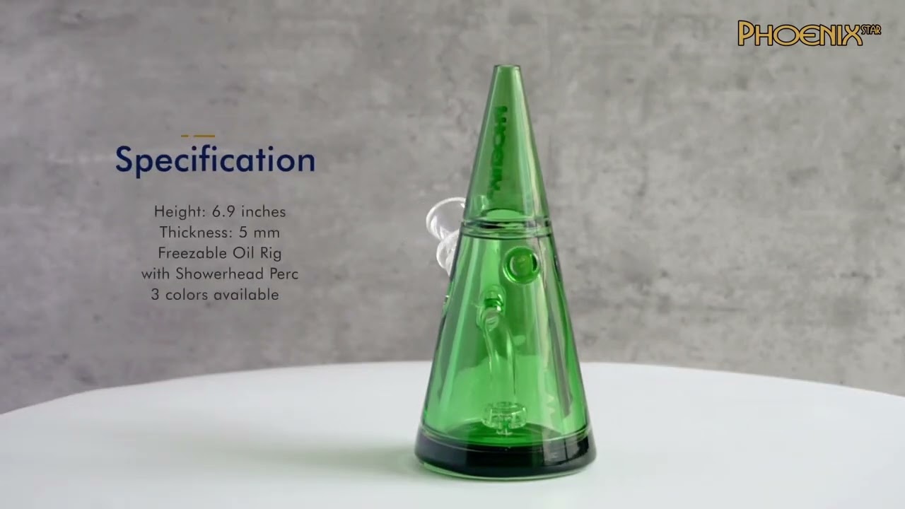 Phoenix Star 6.9 Inches Dab Rig with Showerhead Perc PHX563