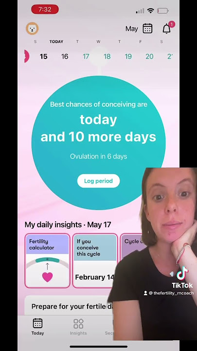 Recommended fertility tracking apps: Flo Tracker
