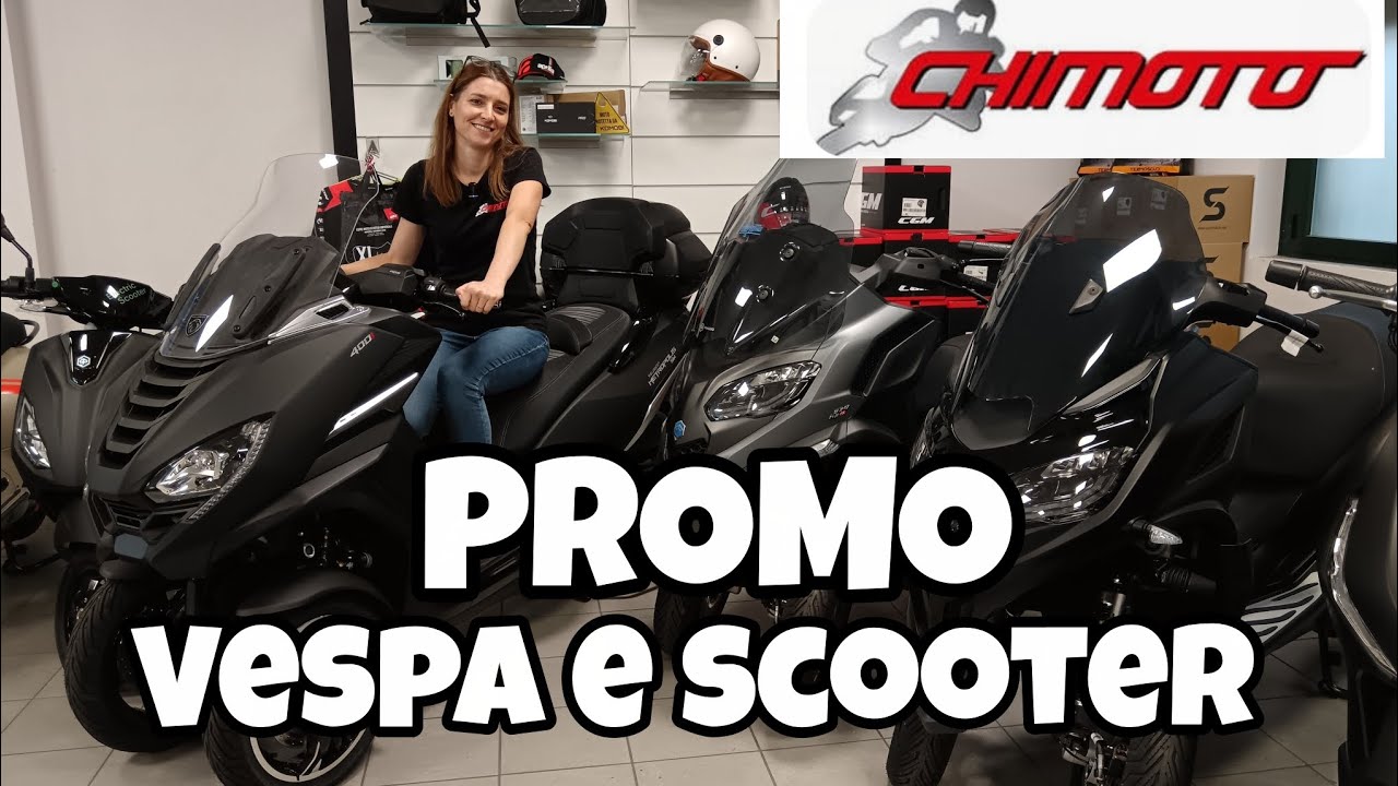 CHIMOTO: PROMOZIONI VESPA E SCOOTER. CON ALICE
