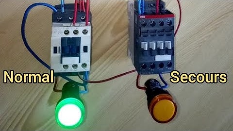 Inverseur de source très simple à réaliser طريقة سهلة لربط المولد الاحتياطي والشبكة العمومية