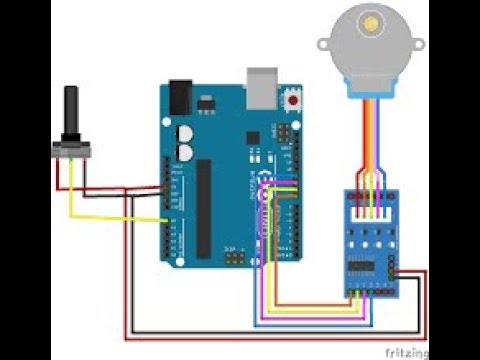 HOW TO CONTROL A STEPPER  MOTOR  WITH AN ARDUINO  UNO YouTube