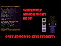 Werewolf armor is Overpowered - Hypixel Skyblock