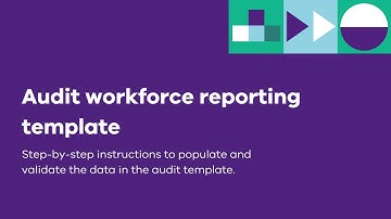 Audit workforce reporting template