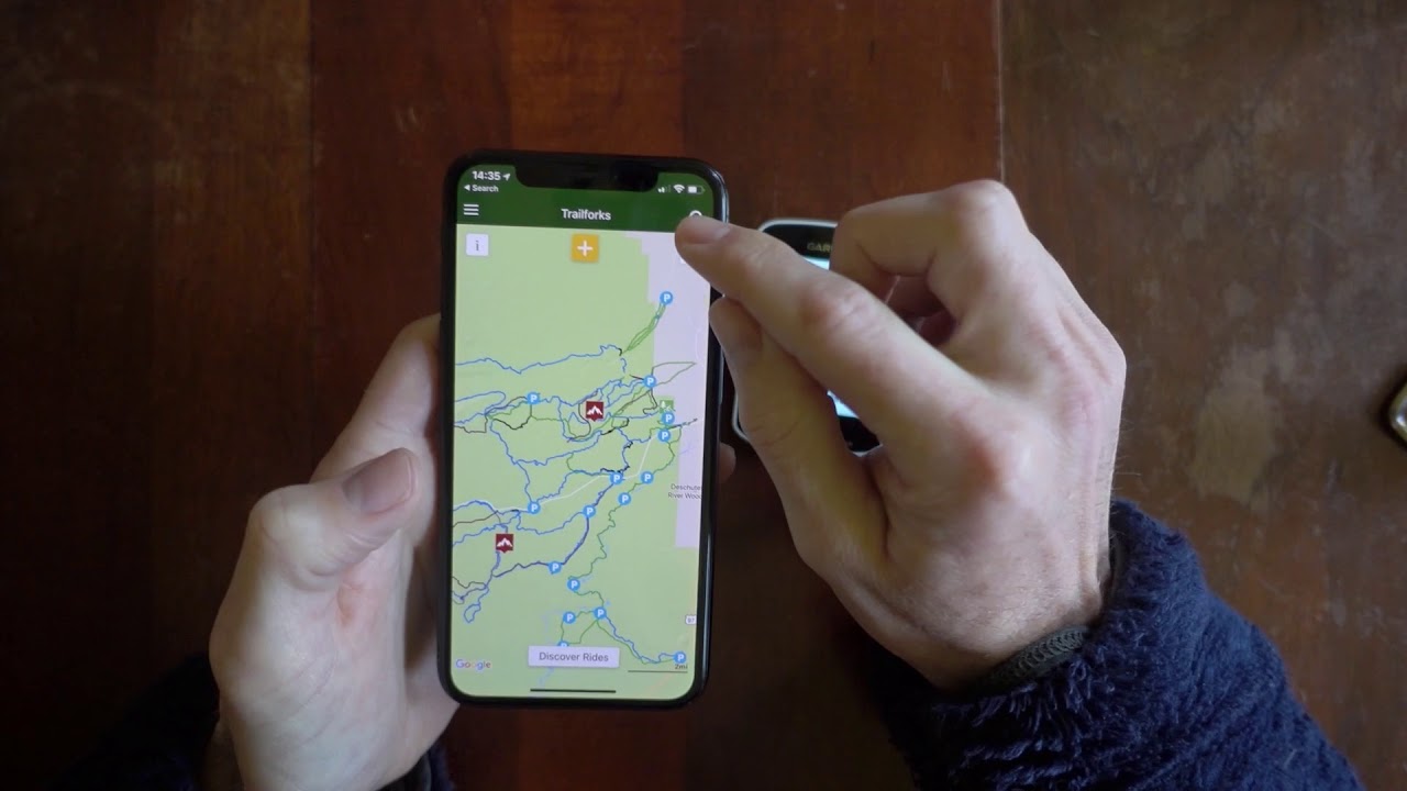 trailforks garmin maps