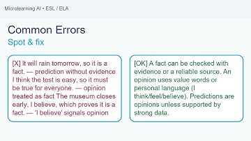 Find the meaning fast distinguishing fact from opinion