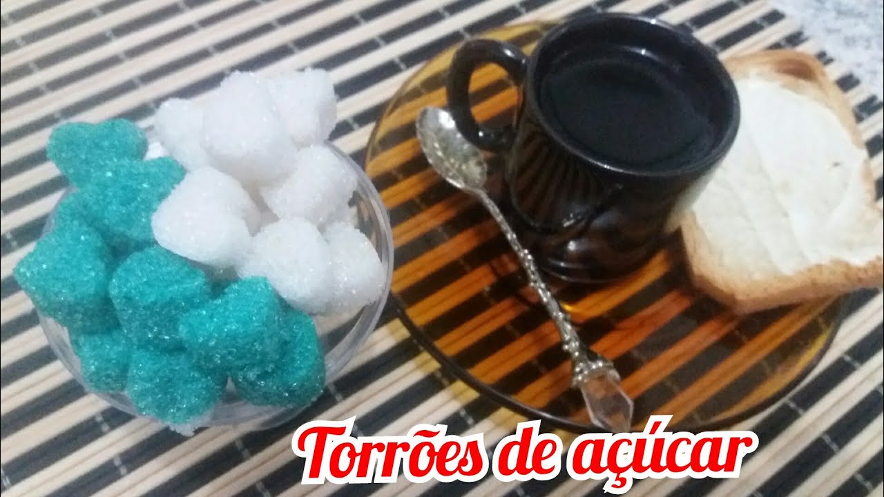Como fazer torrões de açúcar/ cubos de açúcar # 85