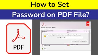 How to Set Password on PDF File?