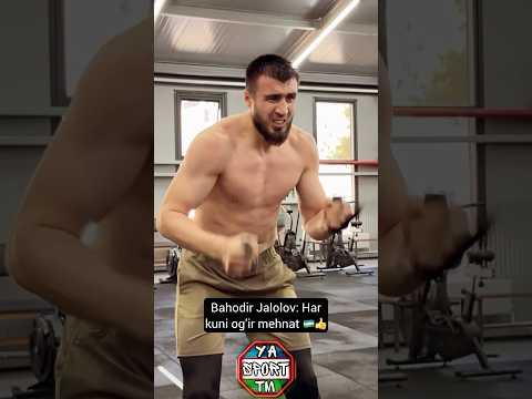 Bahodir Jalolov mashg’ulotlarda 🇺🇿 har kuni og’ir mehnat 🦾 #shorts #uzb #uzbekistan #mma #boxing