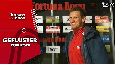 Das Fortuna Stadiongeflster mit Tobi Roth