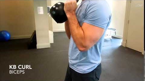 Kettlebell Curl Instructional Exercise Video