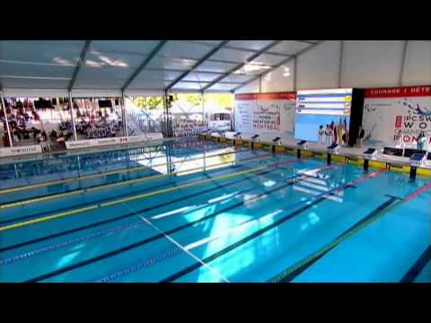 Swimming - women's 50m butterfly S6 medal ceremony - 2013 IPC Swimming World Championships Montreal