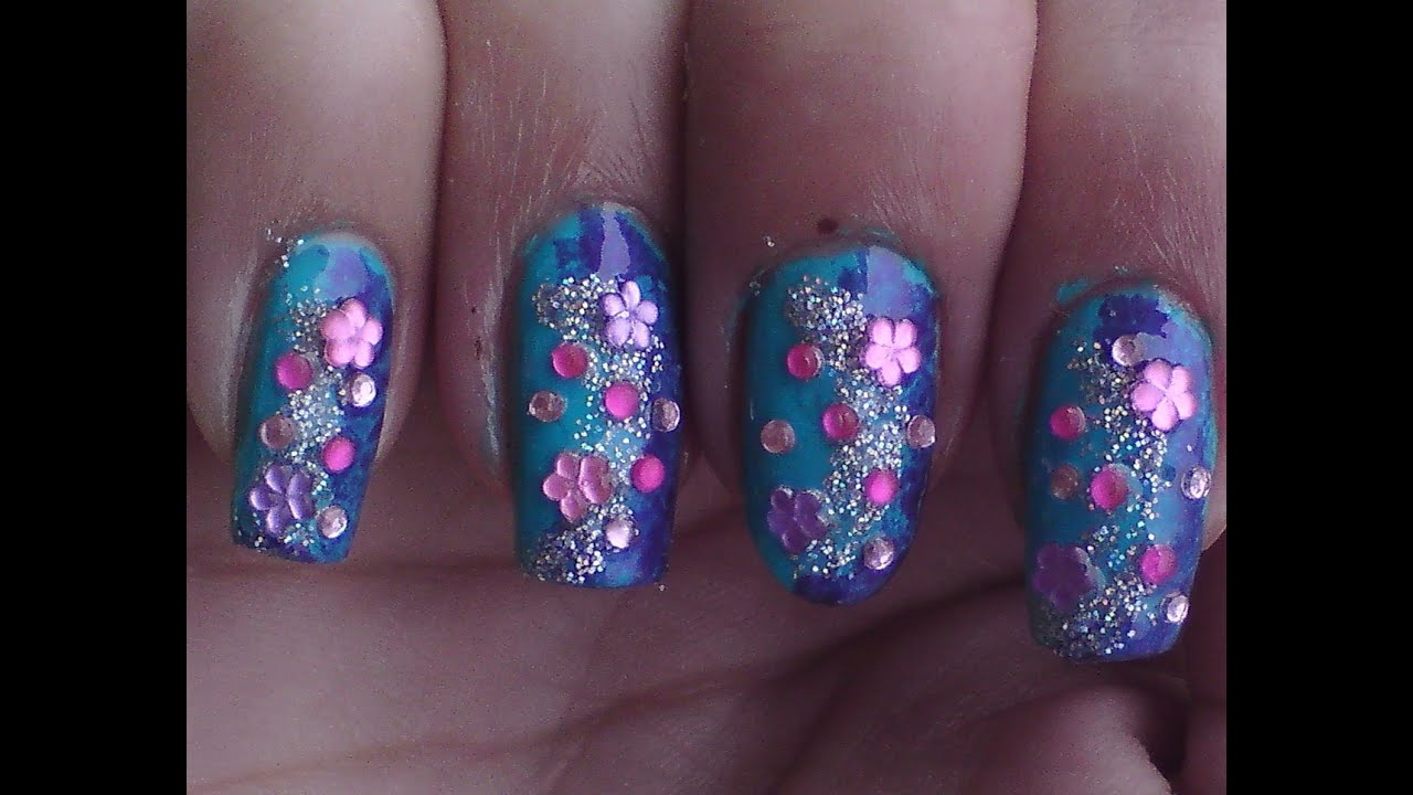 Brilliant Under The Sea Nail Art Design YouTube - 1264x966 - jpeg Sea Nail Art Designs