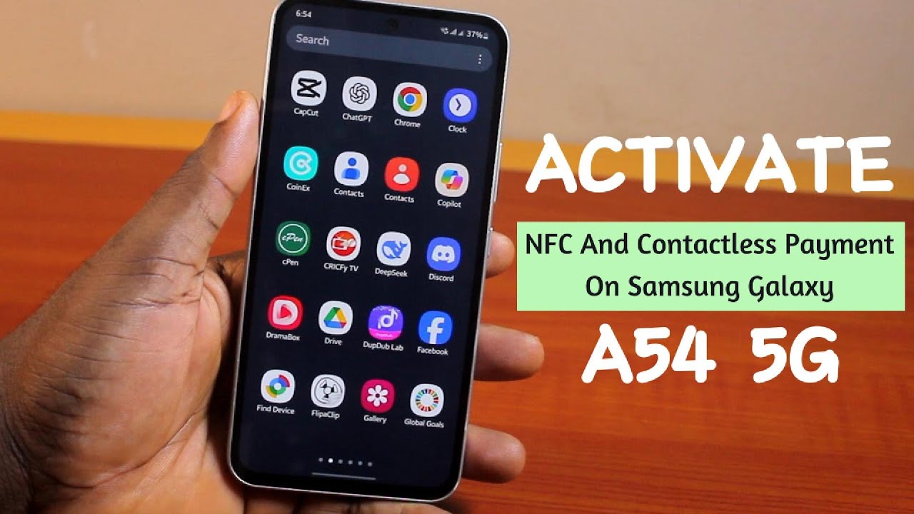 Samsung A54 5G: How to Enable/Disable NFC and Contactless Payment on ...