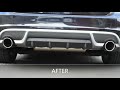 Volvo S60 Before After IPD Exhaust