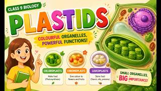 Plastids Explained | Class 9 Biology | Types & Functions of Plastids | PCTB 2026