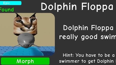 How to get Dolphin Floppa (FIND THE FLOPPAS/ROBLOX)