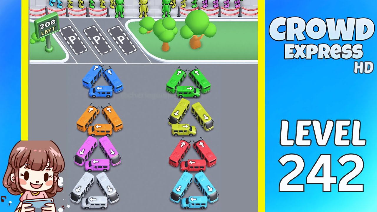 Crowd Express Level 242 Solution Walkthrough