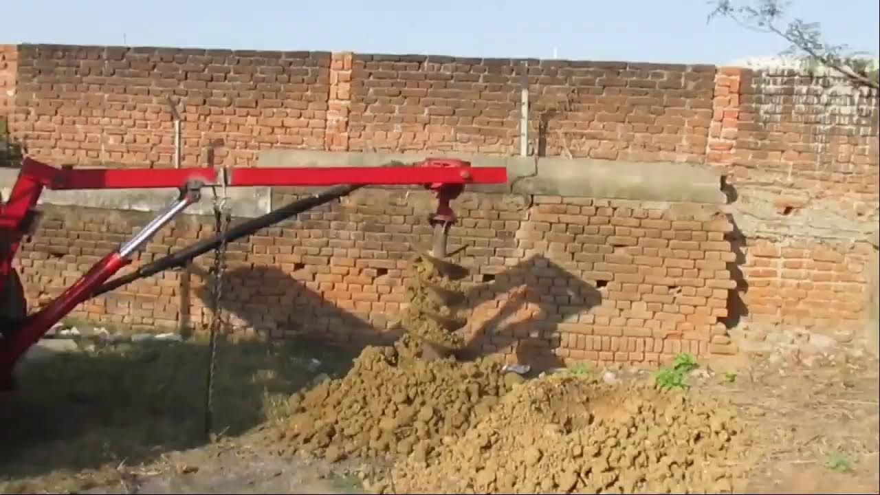 Pole Erection Machine & Post Hole Digger