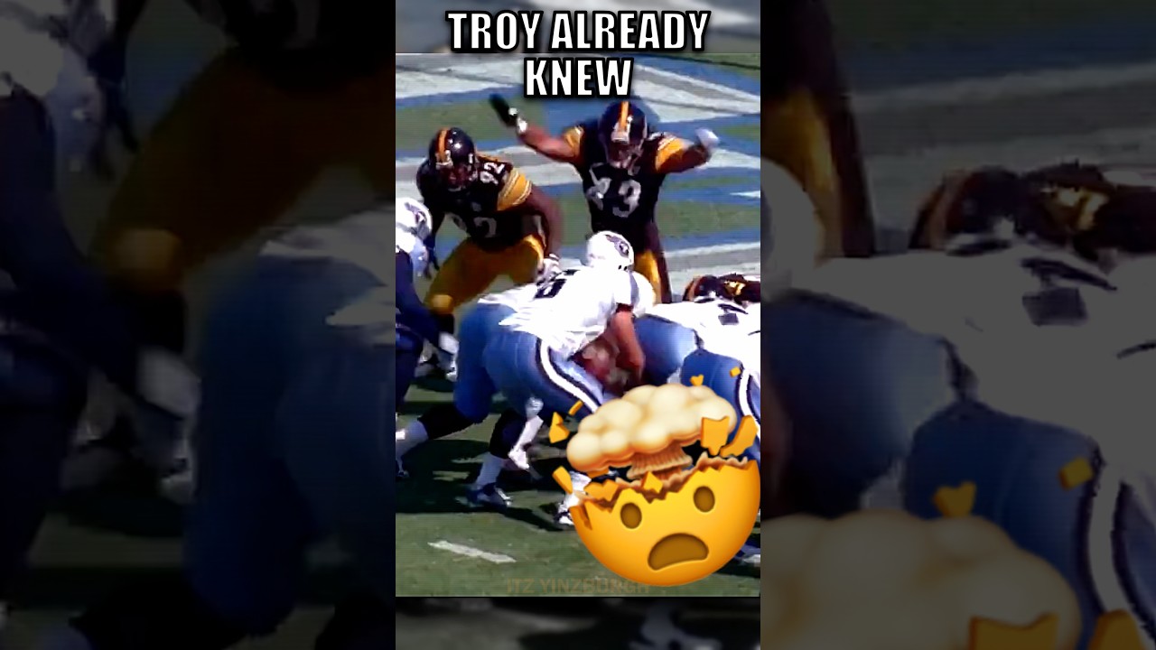 TROY ALREADY KNEW 😳🏈 #Steelers #NFL #highlights